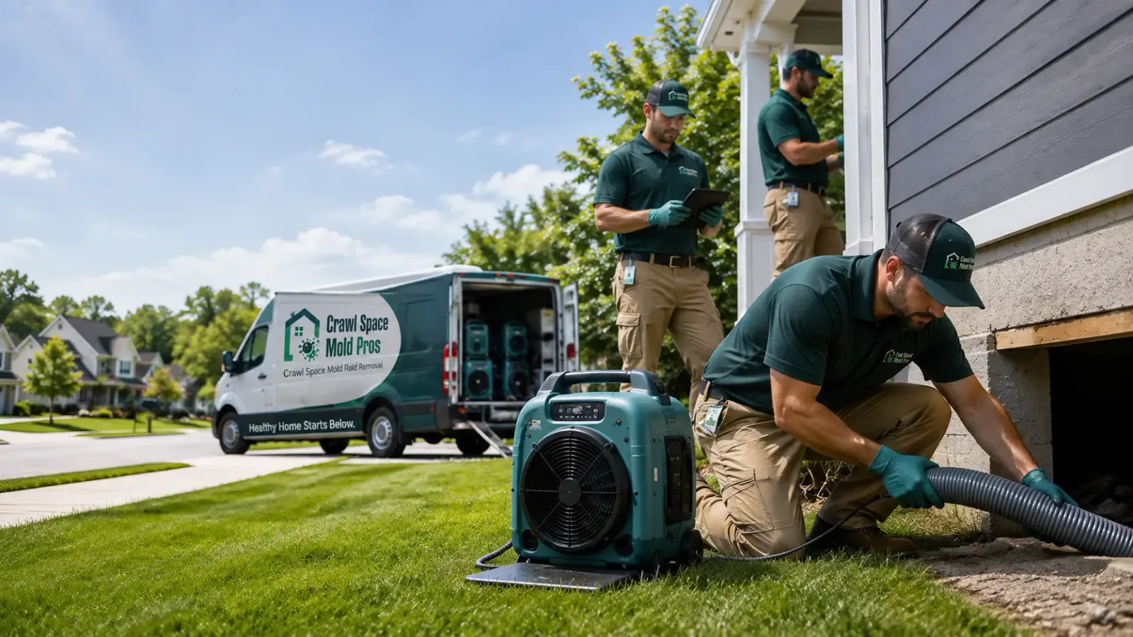 Crawl Space Mold Removal in Blodgett, OR